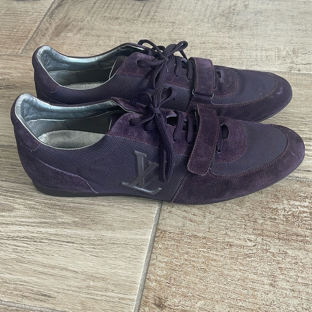Louis Vuitton Men's Dark Purple Sneakers